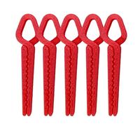 Nudorpn Protector de cutículas para esmalte de uñas, 5 piezas de clips de protección de dedos, pinza de manicura a prueba de fugas para mujeres, niñas, adolescentes, hogar, viajes, uso diario