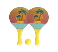 Nudorpn Raqueta De Tenis De Mesa | Paleta Ligera para Pelota,Raquetas Entrenamiento Práctica Exterior Viaje Principiantes Niños Adultos Jardín Playa