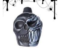 Nudorpn Silbatos Esqueletos Juguetes, Colección Gótica Cráneo Halloween Objetos Inusuales | Accesorio Cráneo Resina Colección Grier,para Fiesta Familiar Vacaciones Escuela Cosplay Reassemblement