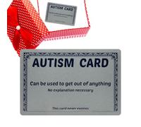 Nudorpn Tarjeta de Excusa Divertida - Broma Graciosa de Tamaño de Cartera | Tarjetas de Ayuda para la Comunicación,para Hogar Trabajo Adultos Mujeres Hombres Colegas Familia