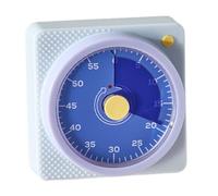 Nudorpn Temporizador de Cocina para la preparación de Alimentos, Cuenta atrás Visual magnética silenciosa de 60 Minutos, Temporizador Digital, para Ducha, Escuela, hogar, Clases en casa,