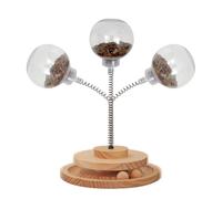 Nudorpn Vaso de de Gato,Cat Treat Dispenser Toy Catnip Cat Toy Nips Spring | Bola de alimentación para dispensador de Comida de Juguete para Gatos con interactiva y para pérdida de Peso