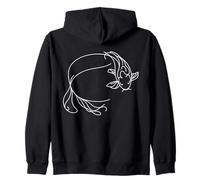 Nudos Celta Arte Lineal Fan Sudadera con Capucha