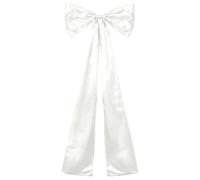 Nudos gigantes de Navidad - 115x45cm Decoración para el hogar al aire libre, lazos decorativos de gran tamaño, decoración de fiestas, polipropileno, para puerta, pared, ventana, salón, entrada, porche