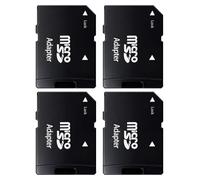 NUDVMUCH Adaptador de Tarjeta de Memoria Micro SD, 4 Unidades de Tarjeta Micro SD TF a Memory Stick para Tarjeta SD, como Computadoras Portátiles, Cámaras, Etc.