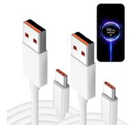 NUDVMUCH Cable Carga Rápida Tipo C - 2 Cables USB C de 120 W [1.5 M], Cable USB Tipo C Compatible con 33 W/67 W, para Note 14/13/10T/11T/Pro/12T/11/12 Lite y Note 11/11S Pro
