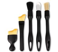 NUDVMUCH - Pincel de limpieza de coche, 5 piezas, para motor, salpicadero, bocas, datar/interior