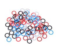 NUEAYMS 100 Uds. Bandas para Piernas De Palomas Colores Surtidos Adecuadas Entrenamiento Y Gestión Diaria Bandas Coloridas Anillos Pies Palomas