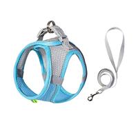 NUEAYMS 2. Arnés para Gatos Reflectante Y Transpirable Correas Ajustables Y Hebillas De Seguridad Mascotas Pequeñas Entrenamiento De Aventuras Aire Libre Arnés Perros Pequeños