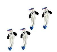 NUEAYMS 2 pares de hasta la rodilla de animales fantásticos, costura estéreo, cómoda tela de poliéster flexible, largas femeninas con estampado animal encantador