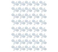 NUEAYMS 40 Clips Divisores para Peceras Separadores De PVC con Ventosas Acuario Clip De Fijación Cría Soportes Divisores Peceras