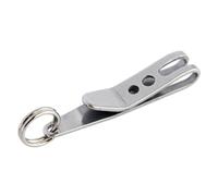NUEAYMS Acero inoxidable colgador de bolsillo clip para llaves con llavero clip para cinturón al aire libre herramienta multifunción herramienta multifunción