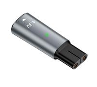 NUEAYMS Adaptadores tipo C a 2 pines, enchufe USB a carga hembra de 2 pines, conecta USB a convertidores tipo afeitadora