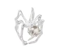 NUEAYMS Anillos punk de tamaño ajustable para mujer con piedra misteriosa, joyería de arte oscuro, anillos ajustables de estilos punk