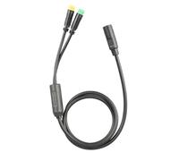 NUEAYMS Cable adaptador para pantalla de gas pulgar, impermeable, 1T2, cable de conexión para BBS01/02B, accesorios para bicicleta eléctrica, flexibilidad mejorada