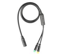 NUEAYMS Cable adaptador para pantalla de gas pulgar, impermeable, 1T2, cable de conexión para BBS01/02B, accesorios para bicicleta eléctrica, flexibilidad mejorada