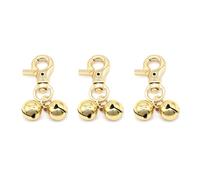 NUEAYMS Collar para mascotas, campanas para perro, colgante para collar de perro, colgante para perro, clip antipérdida, 3 accesorios de campanas