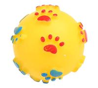 NUEAYMS Colorido cachorro para masticar suave para jugar, entrenamiento de sonido, pelota de goma, juguete de regalo para mascotas, juguetes interactivos para perros, juguetes indestructibles para el
