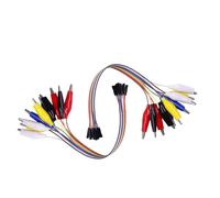 NUEAYMS De 2 Cables de Puente de fácil Montaje con Pinza de cocodrilo y Clavijas de Conectores, entusiastas y proyectos, Cables de Colores