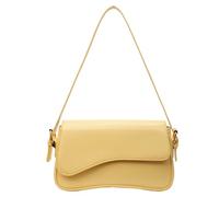 NUEAYMS Delicate 2025 Women's Shoulder Bag PU Leather Crossbody Bags with Adjustable Strap Satchel Handbag for Various Occasion Fashionable Shoulder Bag, amarillo