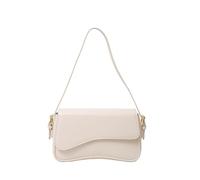 NUEAYMS Delicate 2025 Women's Shoulder Bag PU Leather Crossbody Bags with Adjustable Strap Satchel Handbag for Various Occasion Fashionable Shoulder Bag, blanco, Mass Beauty