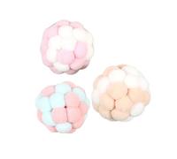 NUEAYMS Esfera de Forro de macarrón Desmontable, fácil de Limpiar, promueve la búsqueda y Juego de muñecos de Gato con peaje elástico