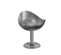 NUEAYMS Forma irregular Tazón de postre de acero inoxidable con patas altas Taza para helado Taza para yogures Pudines para servir ensalada Taza de postre con patas altas