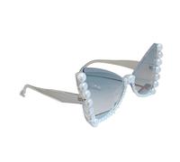 NUEAYMS Gafas de de con montura de perlas y forma de de gato para mujer, accesorios de, gafas de con montura de piedra
