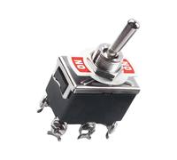 NUEAYMS Interruptores de palanca de encendido/apagado, encendido y apagado, 2/3/4/6 pines, interruptores basculantes marinos impermeables de 250 V 15 A