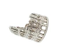 [NUEAYMS] Joyas romanas antiguas con significado cultural Anillo en forma de Coliseo Accesorios de dedo aro retro Coliseo