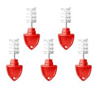 NUEAYMS Juego de 5 fundas para tapones de grifo de cerveza y cepillos que proporcionan una solución práctica para el mantenimiento de barriles, limpieza de cerveza