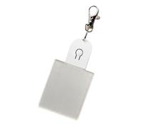 NUEAYMS Llavero acrílico de moda LED con luz nocturna para coche, llavero portátil con linterna colgante para bolsa, mochila, llavero LED