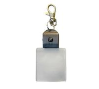 NUEAYMS Llavero acrílico de moda LED con luz nocturna para coche, llavero portátil con linterna colgante para bolsa, mochila, llavero LED