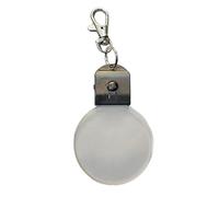 NUEAYMS Llavero acrílico de moda LED con luz nocturna para coche, llavero portátil con linterna colgante para bolsa, mochila, llavero LED