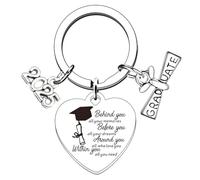 NUEAYMS Llaveros de graduación 2025, regalos de graduación, llavero único de acero inoxidable, Xk672love, 6.00 * 4.00 * 1.00
