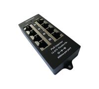 NUEAYMS Los inyectores de potencia profesionales de 4 puertos funcionan con dispositivos 802.3Af/at y dispositivos no estándar de 24 V-12 V, sistemas de cámaras de seguridad y teléfonos VoIP