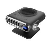 NUEAYMS Mejora la calefacción móvil de 12 V/24 V para vehículos con pantalla digital. Desempañador de calentamiento rápido para uso en invierno en parabrisas y cabina. Calefacción de cabina de coche
