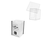 NUEAYMS Molde Multifuncional Cuadrado para Hornear con Escala Postre Creativo Anillos Ajustables Pastel Herramienta Extensible Fondant Esencial Hornear En Casa