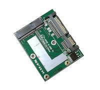 NUEAYMS MSATA - Adaptador convertidor SATA3 de 6.3 cm Mini PCIE SSD Expansión hacia atrás SATA3.0 6Gbps y SATA3 1.5Gbps Solución de transferencia de datos