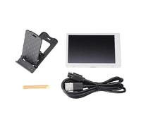NUEAYMS Pantalla secundaria de metal, panel de 3,5 pulgadas, USB C, configuración instantánea, herramienta de mejora visual dinámica, pantalla auxiliar multifunción dinámica