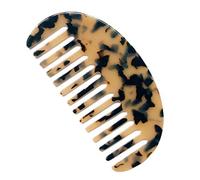 NUEAYMS Peine de dientes anchos, con acetato de leopardo y mármol, para mujeres y niñas, antiestático, cepillo para desenredar
