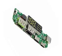NUEAYMS Placa de carga 18650 Módulo de alimentación móvil con doble salida USB 5 V 2 4 A/2 a 1 a con protección contra sobrecarga y cortocircuito. Placa de carga USB