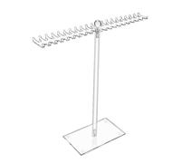 NUEAYMS Soporte para joyas, soporte para collares, organizadores de mesa en forma de T, para colgar pendientes, almacenamiento compacto