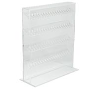 NUEAYMS Soporte transparente multicapa para joyas, acrílico, para pendientes y collares, accesorios transparentes, organizadores de almacenamiento, joyería y equipo de exhibición