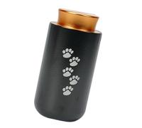NUEAYMS Tarro De Cremación Artístico para Cenizas Ataúd Tamaño Pequeño Urna Conmemorativa Familiar Segura Y Elegante Contenedor para Mascotas Acero Inoxidable