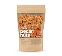 Nueces de pecán GymBeam (500 g), sin sal, sabor dulce y aroma picante.