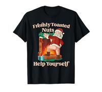 Nueces recién Tostadas Ayúdate a ti Mismo: Humor navideño Divertido Camiseta