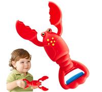 Nuelreva Sandbox Digger, cavador de Arena de Langosta de plástico, 13.4 Juguetes de Playa fáciles de agarrar, Juguetes de Arena Flexibles para niños Pool de Verano para niños
