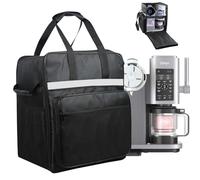 NUENSS-ROR CREAMi Ice Cream NC701 - Bolsa de transporte para helados Ninja Swirl NC701, funda portátil para hacer helados al aire libre con diseño de apertura lateral y bolsillo grande para accesorios