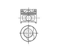 NÜRAL 87-123400-10 Pistón